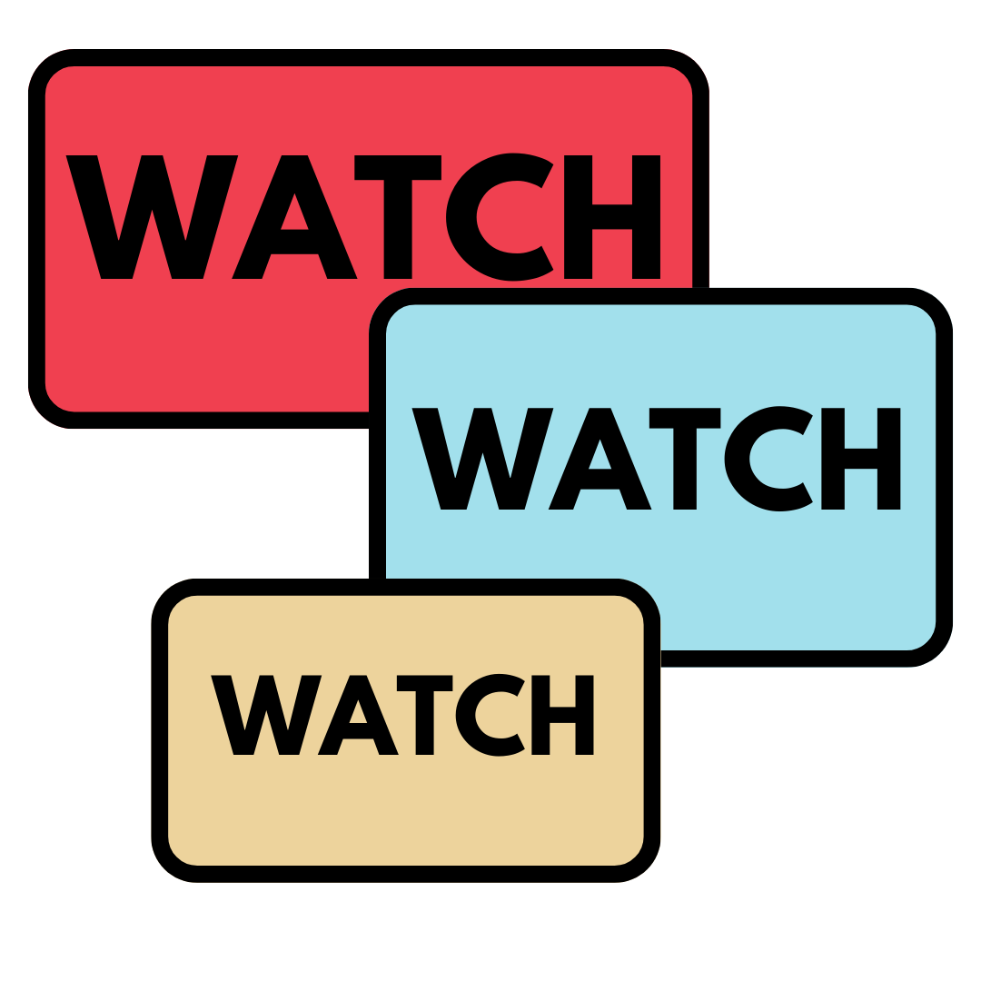 Watch video Text that says Watch, Watch, Watch